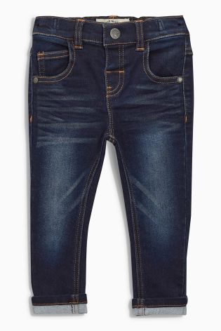 Indigo Jersey Look Denim Jeans (3mths-6yrs)